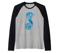 Yemaya Orishas Goddess Ifa Yoruba Religion Gift Water Raglan Baseball Tee