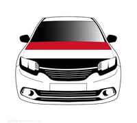 Yemen Flag Car Hood Cover For Decoration Event Item - Suitable 3.3X5Ft Patriotic Day Flag,Car Bonnet Banner Flag For Elastic Fabrics Can Be Washed Fits Most Cars3.3×5Ft