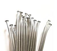 YEMENGGB 18Pcs Motorcycle Spoke Diameter 4.0mm Stainless Steel 170/175/180/190/195/200/205/210/225/238mm Bike Spoke Off-road Motorcycle Spokes(4.0X205mm silver)