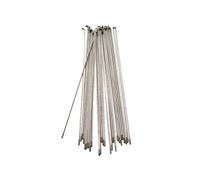 YEMENGGB 36Pcs Bike Stainless Silver Steel Spokes Bike Parts 14G 2mm J Bend With Nipples Many Length(288mm)