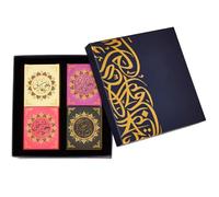 Yemeni Oud Bakhoor Collection عود بخور by Dukhni | Bakhoor Sheeba, Nashwan, Adeni, Al Ghawi | Arabic Incense | 40 grams x 4 jars | Perfect for prayer & Ramadan Gifts