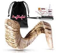 Yemenite Kudu Horn Shofar - Half Polished - Small - Size: 20" - 22"