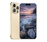 Yemjaw 15PROMA X Smartphone,Android 13.0,Long Battery Life 6800mAh,16+512GB with 128GB Memory Card Cell Phone,6.8“ HD Screen,Dual SIM,5G/Face ID/Fingerprint Lock/GPS (Gold)