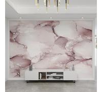YEMYOR Lotus Root Pink Marble Wallpaper, Abstract Marble Pattern Mural, Modern Irregular Pattern Mural, Wall Paintings, for Living Room Bedroom-500x300cm