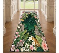 YEMYOR Tropical Rainforest Carpet Runner 80x300cm