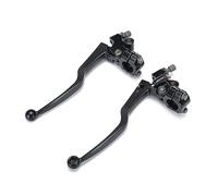 YENBGS Clutch Brake Lever 2PCS Aluminum Motorcycle Brake Clutch Levers Black for CG 125 Alloy Motorbike Brake & Clutch Lever Cable Front Brake
