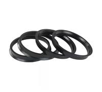 YENBGS Wheel Spacer Adapter Universal 76.1-57.1/66.6/72.6/74.1mm 4 Pcs Black Plastic Wheel Hub Centric Rings Wheel Rim Rings Spacer