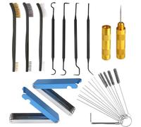 Yenblow 11 Pack Carb Cleaning Kit, Torch Tip Dirt Removal Set for Jets Nozzles Orifices, Throttle Body Tools for Chainsaw Motorcycle ATV Carb Welding Stove Shower Head Maintenance