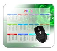 YENDOSTEEN 2025 Calendar Mouse PadPatterns Lines Light Glitter Anti Slip Rubber Mousepads