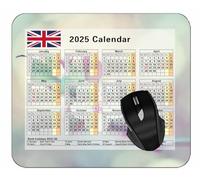 YENDOSTEEN 2025 Mouse pad CalendarFlower Glare Branch BlossomMouse Mat for Office Computers Laptop Men Women