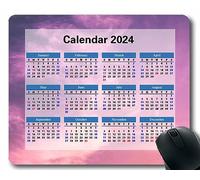 YENDOSTEEN Calendar 2025 UK Year Mouse Pad with Holidays,China Costume Couple FlowersAnti Slip Rubber Mousepads
