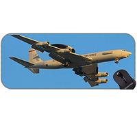 YENDOSTEEN XXL Desk Mat Big Laptop Protector Computer Accessories Mouse Mat,Boeing E 3 Sentry Warplane Gaming Mouse Mat Pad with Stitched Edges