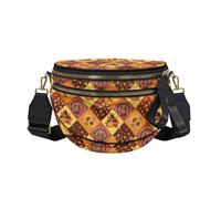 YENEWTU Halloween Graphic Bum Bag for Women Light Crossbody Bag | Skull Gothic Fancy Pack Belt Bag Trendy Shoulder Handbags Bum Bag for Daily Travel