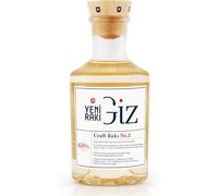 Yeni Rakı Giz Craft Raki No.250cl - Limited-Edition Raisin Suma, Triple-Distilled & Barrel-Aged in Brandy, Boğazkere & Öküzgözü Casks - Ultra-Premium 68% ABV