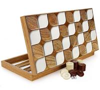 Yenigun Luxury 3D Wood Backgammon Board Game XXL - New