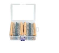 YENOVO 2600 Pcs 1/4W Resistors Assortment Kit, Through-Hole Axial Leads 0.25W 1 Ω-10M Ω 130 Values (20 Pcs Each) Resistor Kit for Breadboard, DIY Electronics, Circuits, Electrical Experiments Project