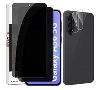 Yenwen Privacy Screen Protector for Samsung Galaxy A36 5G, 2 Pack Anti-Spy Tempered Glass with 2 Pack Camera Protection, 9H Hardness Protective Film HD