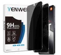Yenwen Privacy Screen Protector for Xiaomi 14T / 14T Pro, 2 Pieces Anti-Spy Tempered Glass, 9H Hardness Anti-scratch Bubble-Free
