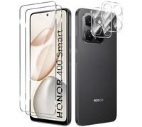 Yenwen Screen Protector for Honor 400 Smart 5G, 2 Pack of Tempered Glass with 2 Camera Protection, 9H Hardness Protective Glass Mobile Phone Film HD Clear