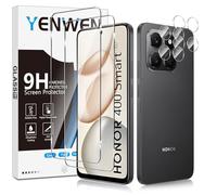 Yenwen Screen Protector for Honor 400 Smart 5G, 2 Pack of Tempered Glass with 2 Camera Protection, 9H Hardness Protective Glass Mobile Phone Film HD Clear