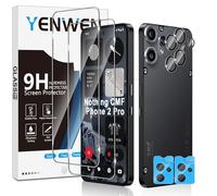 Yenwen Screen Protector for Nothing CMF Phone 2 Pro, 2 Pack Tempered Glass with 2 Camera Protection, 9H Hardness Protective Glass Film HD Clear