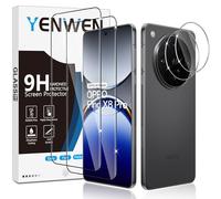 Yenwen Screen Protector for OPPO Find X8 Pro 5G for Tempered Glass, Pack of 2 Tempered Glass with 2 Camera Protection Glass, 9H Hardness Protective Glass, Anti-Scratch Mobile Phone Film, HD Clear