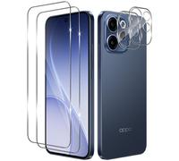 Yenwen Screen Protector for Oppo Reno 15 FS/15F 5G, 2 Pieces Tempered Glass with 2 Pieces Camera Lens Protector for Reno 15 FS/Reno15 F, 9H Hardness Ultra Resistant Tempered Glass