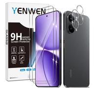 Yenwen Screen Protector for Xiaomi POCO X8 Pro Max 5G, 2 Pack of Tempered Glass with 2 Camera Protection, 9H Hardness Protective Glass Phone Film HD Clear