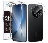 Yenwen Tempered Glass for Honor Magic 8 Screen Protector, 2 Pieces Screen Protector Film and 2 Pieces Rear Camera Protectors for Honor Magic8 5G, Hardness 9H Glass, Bubble-Free