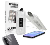 Yenwen Tempered Glass Screen Protector for Samsung Galaxy A57 5G Screen Protector, Pack of 2 [Full Screen Automatic Installation] Screen Protector with 2 Pieces Camera Protection, 9H Shockproof