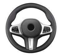 Yeolpise Hand Sewn Microfiber Leather Steering Wheel Cover on Wrap,Fit for BMW 3 Series G20 G21 /5 Series G30 G31 /6 Series G32 /7 Series G11 G12 /8 Series G14 G15 G16 /X3 G01 /X4 G02 /X5 G05 /M5