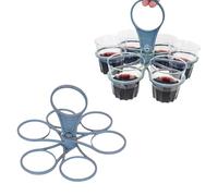 Yeomju 2 pieces drink carrier with handle, collapsible drink holder, cup carrier coffee carrier, foldable drink holder, drink holder with handle