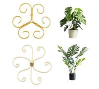 Yeomju 2 pieces plant support for Monstera Permanent hook stem supports for healthy growth, stabiliser for leaves and turtle shells, easy care