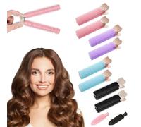 Yeomju Pack of 10 Hair Rollers Winder Volume Hair Clips Volumising Hair Clips for Hair Velcro Rollers Fluffy Hair Rollers Root Clips Hair Clips for Women Hair Self-Adhesive