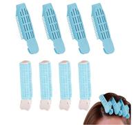 Yeomju Pack of 8 Volume Hair Clips, Root Volume Clips, Hair Curlers, Air Curler, Root Clips for Hair Volume, Fluffy Hair Volumiser Clips, Curl Clips (Blue)