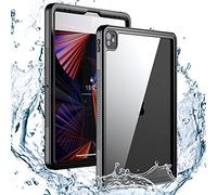YEON for 2021 iPad Pro 12.9【 5th Generation 】Waterproof Case, Outdoor Sports IP68 Waterproof Shockproof Snowproof Dustproof Built-in Screen Protector Rugged Case for iPad Pro 12.9 2021