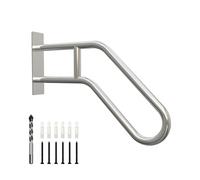 YEOOE U-Shaped Handrail Stainless Steel Handrail for 1 to 3 Steps, Stainless Steel Stair Railing for Garden, Garage, Porch, Indoor and Outdoor (60 cm)