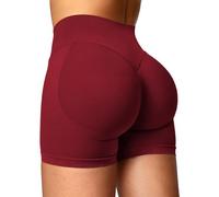YEOREO Women Sport Shorts Workout Impact Hidden Scrunch Butt Lifting 4.5" Seamless Booty Biker
