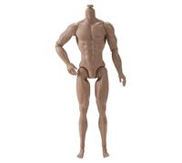 Yeory 1/6 Scale Action Figure, 6" Multi Jointed Movable Male Muscular Action Figure Body For Display Collection, Light Brown, Custom Figures