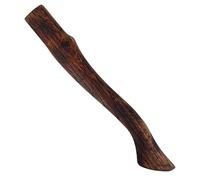 Yeory Axe Handle Beech Wood 14.6in Long Ax Handle Replacement Carbonized Hatchet Handle with Curved End Hatchet Handle Replacement
