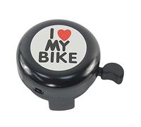 Yeory Bike Bell Children Kid Bicycle Ring I Love My Bike Cute Bicycle Bell Kids Cycling Sound Black, kids cycle bell