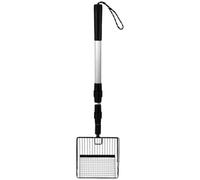 Yeory Chicken Poop Scooper, Chicken Litter Scoop, Metal Litter Shovel with Long Handled, Functional Garbage Shovel