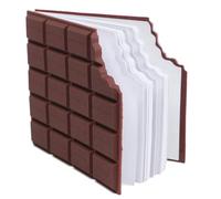 Yeory Chocolate Scented Flavor Memo Pad, 70 Sheets Self-Adhesive Reusable Small Notepad, Writing Creative Mini Notepad for School Stationery Gift, memo book