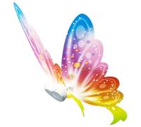 Yeory Glowing Butterfly Wing, Lightweight Moving Light up Wing with LED Lights and Music for Dog Costume, Light up Butterfly
