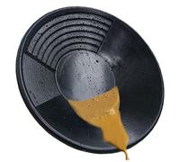 Yeory Gold Pan 15 Inch Gold Mining Pan, Gold Panning Kit 3 Riffles Manual Gold Panning Equipment for Easy Sand Gold Mining and Prospecting Gold Washing System, Gold Panning Kit