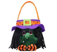 Yeory Halloween Candy Bags, Candy Baskets with Witch Pattern, Haloween Gift Bags, Halloween Trick or Treat Bag, Halloween Sweets Candy Tote Bag