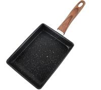 Yeory Japanese Omelette Pan, Square Fried Egg Pan, Omelette Non Stick, Egg Frying with Wooden Handle for Pancake, Crepe, Fried,
