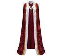 Yeory King Cape, King's Cloak Costume, Kings Red Cape for Halloween, Adult Queen Robe for Party, Costume for Cosplay, M