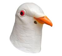 Yeory Pigeon Mask Halloween Full Head Latex Bird Mask with Air Holes Animal Halloween Costumes for Costume