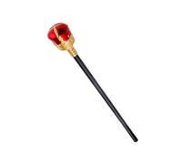 Yeory Royal Scepter King Queen Toy 48CM Theater Halloween Prop Theme Party Favors Cosplay Supply Red, simulation scepter